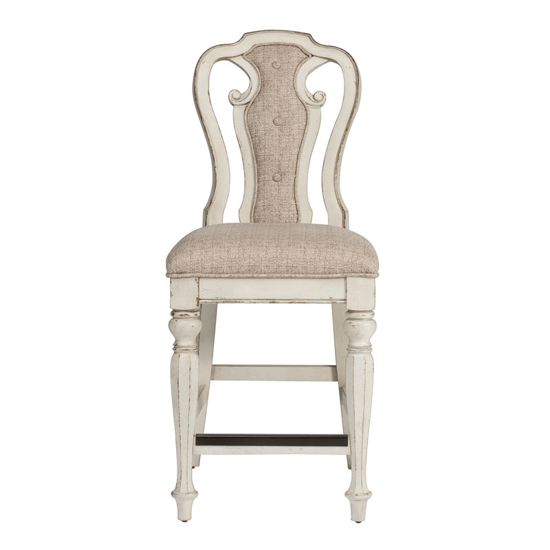 Chaise à hauteur de comptoir Burleen