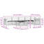 331cm Wide Patio Sectional Set