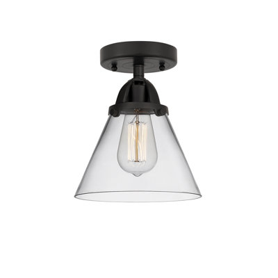 Glass Semi Flush Mount