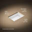 Lavabo de salle de bain rectangulaire encastrable 16-9 / 16 "Claude by Studio McGee-128981995