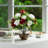 Silk Rose Arrangement in Vase-2629553