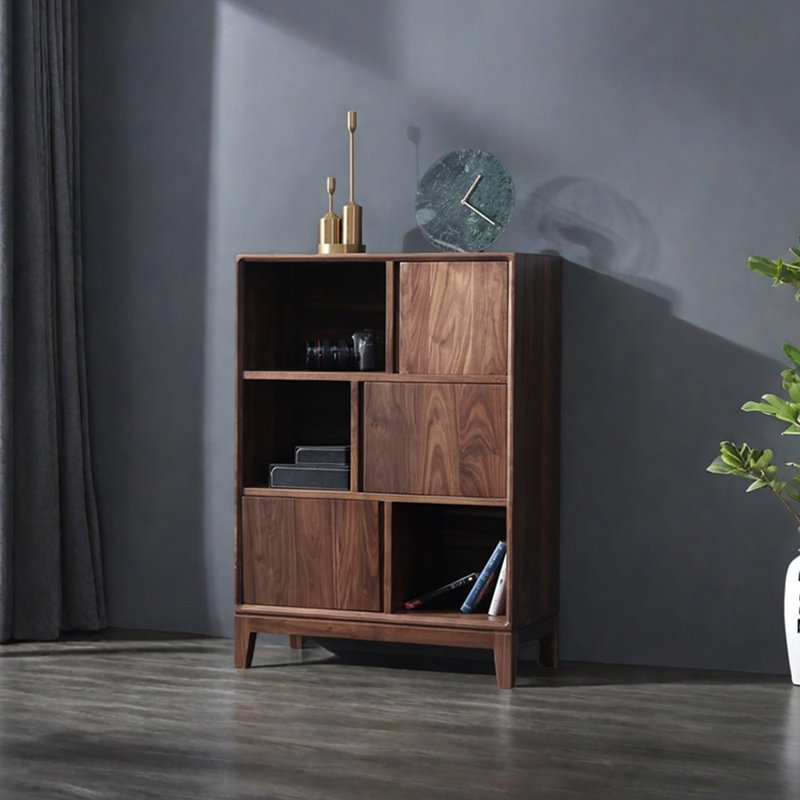 Black walnut high quality bookcase