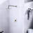 Wall Mounted Shower Faucet In Stylish Brushed Nickel With Valve - Fine Brass Build Classy Superior Setup
