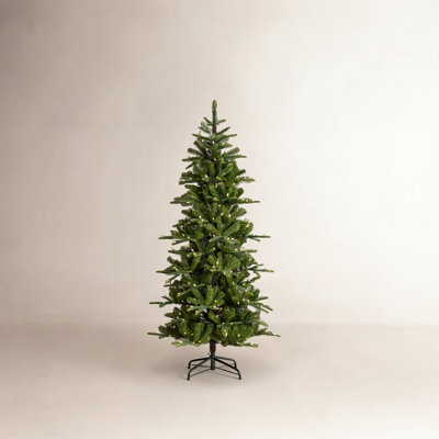 Slim 6.5' Pre-Lit Fir Christmas Tree