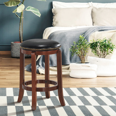 Swivel Upholstered Counter Stool