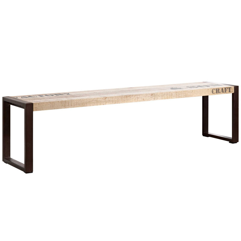 Factory Solid Wood Bench, H45 x W160 x D40cm