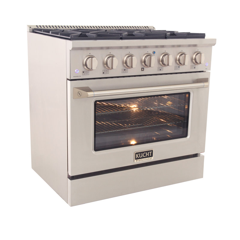 36" 5.2 Cu. Ft. Freestanding Gas, Liquid Propane, Stainless Steel