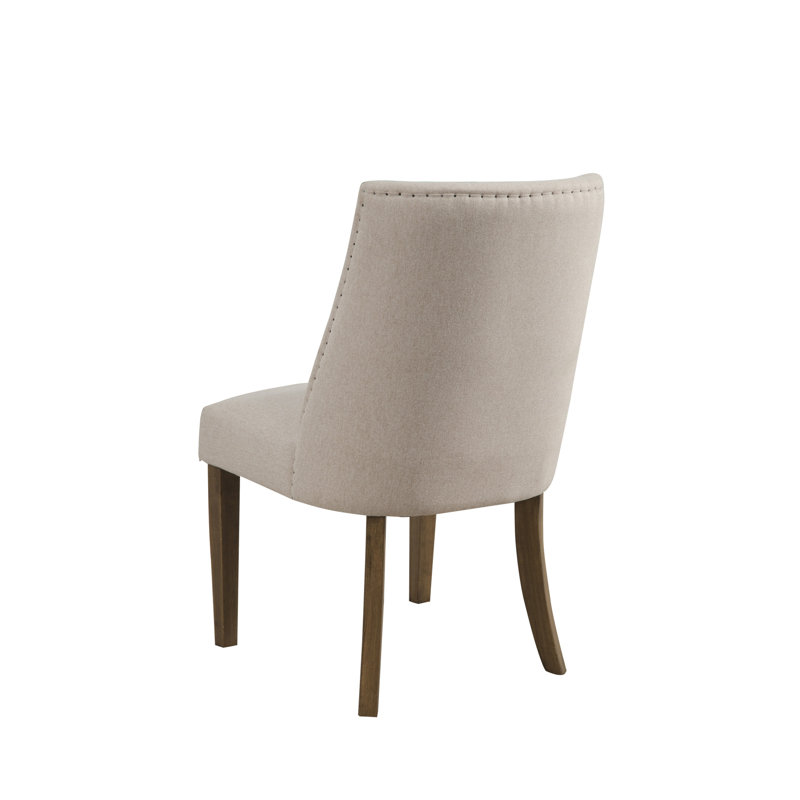 Chaises parson rembourrées Selene Kensington, naturel récupéré