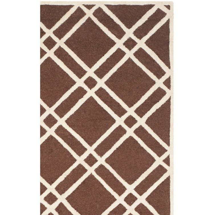 Ellicott Hand Tufted Wool Geometric Rug