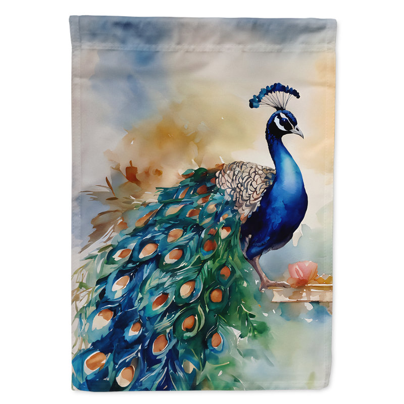 Drapeau de jardin paon_DAC3253