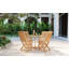 Folding Teak Patio Dining Chair
