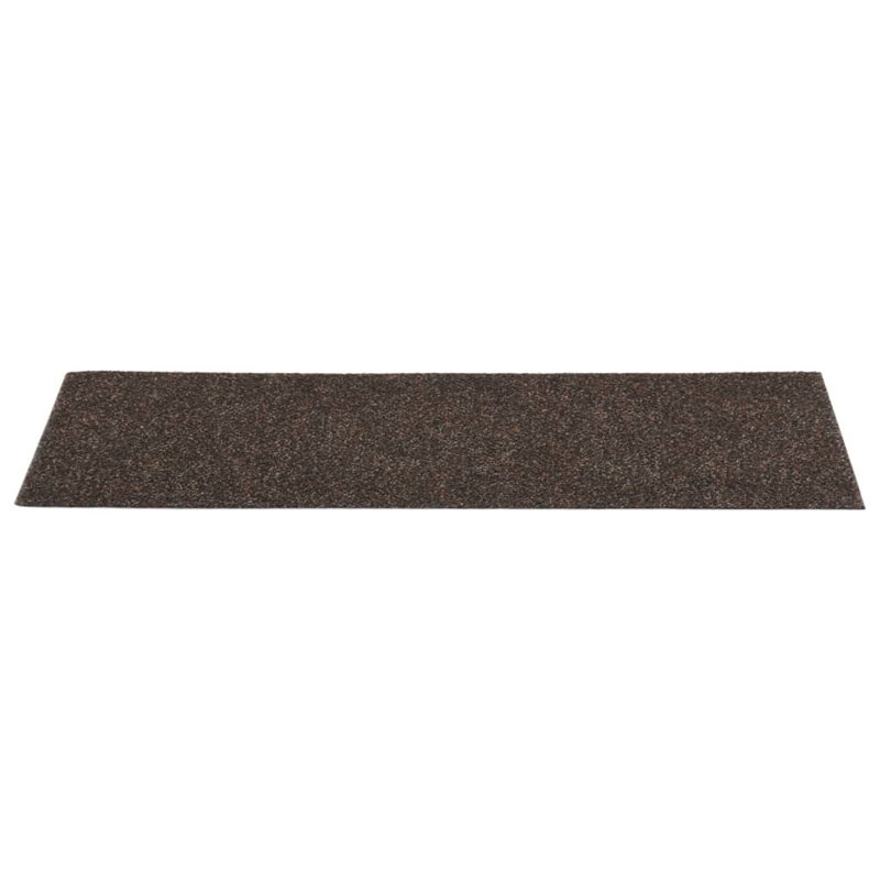 Brandun Self-adhesive Stair Mats Anthracite, 76cm x 20cm, Dark Brown