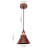 1 - Light Farmhouse 7.09'' Single Cone Copper Pendant