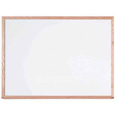 AARCO No Melamine Wall Wood Whiteboard