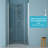 32"W X 72"H Fold Frameless Shower Door With Tempered Glass-112984352