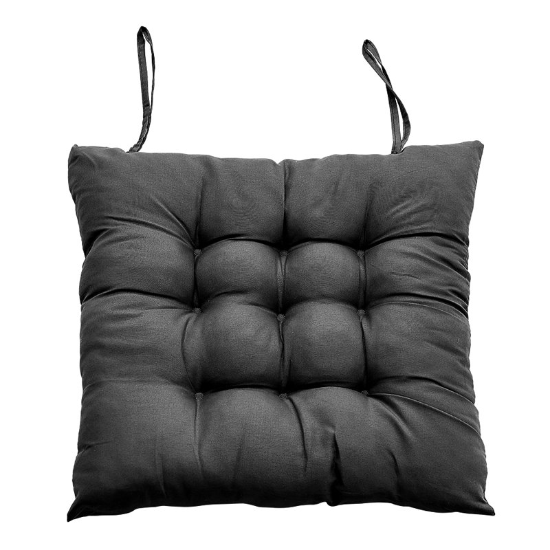 4Pcs Soft Thicken Tatami Seat Cushion, Dark Grey