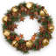 Faux PVC 15.74cm Christmas Wreath-2041990730