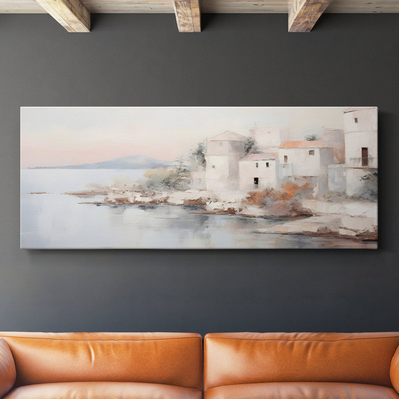 Série paysage - DCCxxxxi - Toile tendue avec châssis - Prêt à être accroché, H 16 po x l 40 po
