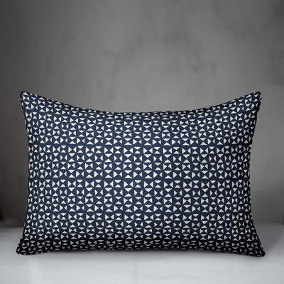 Geometric Outdoor Reversible Throw Pillow