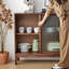 Armoire latérale simple et moderne multifonctionnelle-436238838