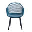 Chaise avec accoudoirs à dossier croisé-469759795