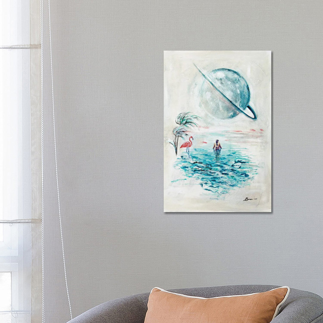 Midcentury Daydream IX von Angela Bisson - Galerie-verpackte Leinwand Giclée auf Leinwand