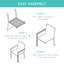 Ensemble de 2 chaises empilables en osier-1192138302