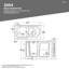 Baignoire de trempage à gauche 30 po x 54 po en blanc avec ensemble de douche lisse assorti Tub'n Wall Series-23011933-23011931