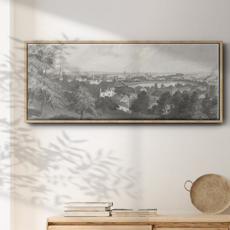 Ville de Providence, H 12 po x l 30 po x P 1,5 po, Naturel