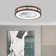 22.4" Ceiling Fan with Remote Control and LED Lights