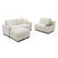 Grand canapé-lit en lin Comfy Cloud