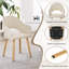 49.5cm H Luxury Fabric Upholstered Dining Chair with Wooden Legs-40986369-34267026