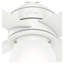 44" Hepburn 4 - Blade Standard Ceiling Fan with Wall Control and Light Kit Included-43587422