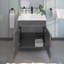 Armoire de meuble-lavabo 30 po gris Shaker
