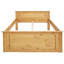 Jaclyn EU Double - 140 X 200 Cm Solid Wood Bed-38119399-38230865