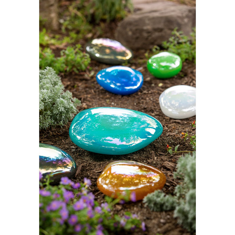 Pierre de jardin indigo Schlesinger, Turquoise