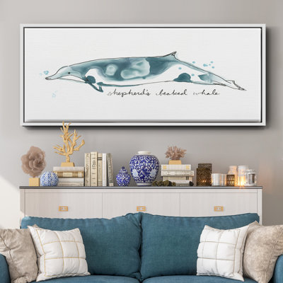 Baleine III - toile encadrée