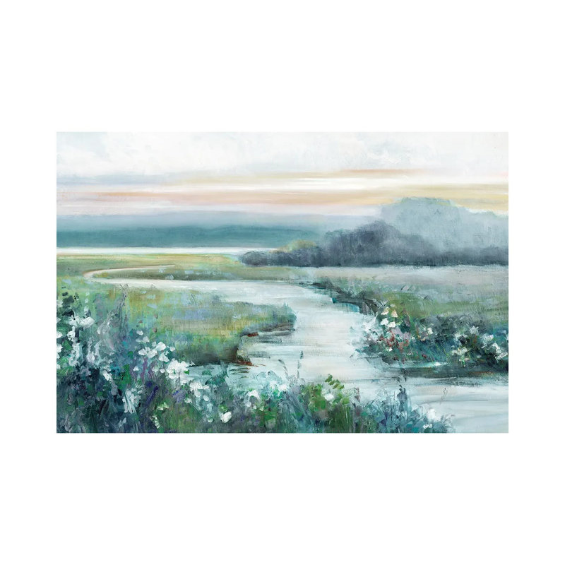 «Eternity in Twilight» par Sally Swatland - reproduction d'art, H 32 po x l 48 po, Toile tendue, Sans cadre