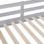 Lit superposé double au-dessus de double avec lit gigogne simple et échelle-2142767471
