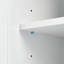 Grande armoire de rangement avec deux tiroirs pour la salle de bain / bureau