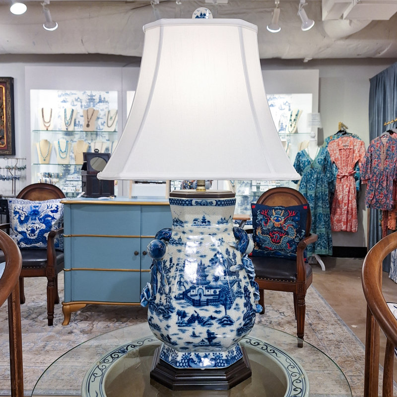 Blue Willow Table Lamp