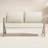 Naomie Acacia Rope Wicker Patio Loveseat