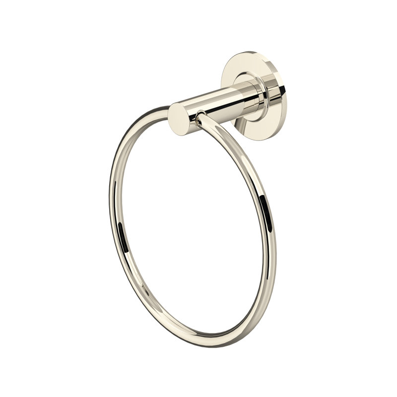 Authentica Towel Ring, Polished Nickel