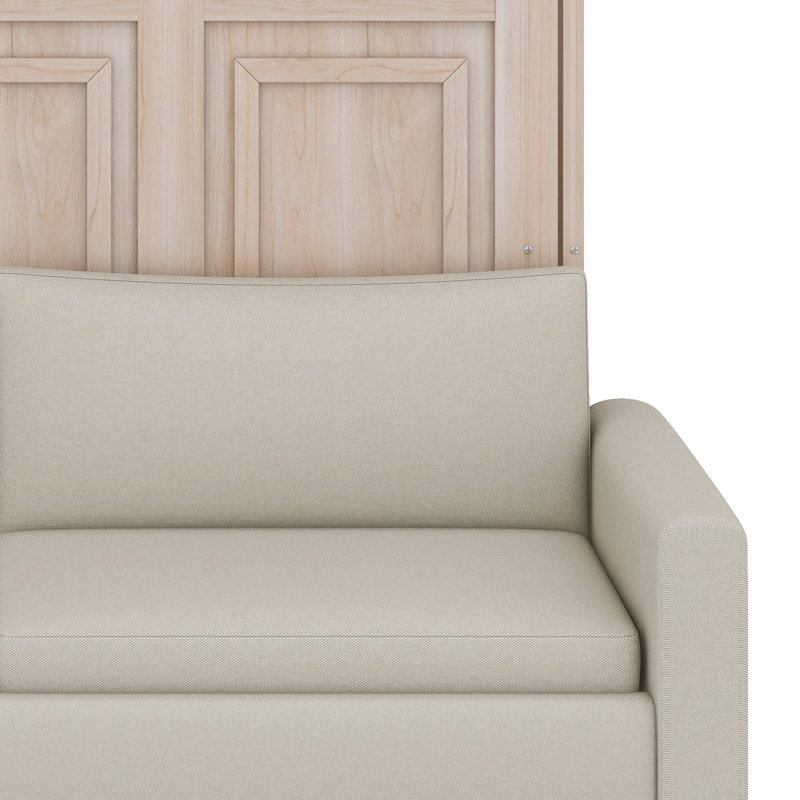 Murphy Wall Bed with Integrated Sofa and LED Lighting