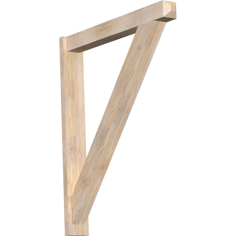Artisan traditionnel en bois rustique, P 38 po x H 46 po, Sapin Douglas de 5 1/2 po (lisse)