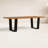 Wittenburg Metal and Solid Wood Dining Table