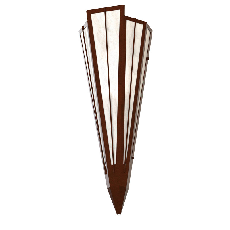 Brum 1 - Light Flush Mounted Sconce, Mahogany Bronze