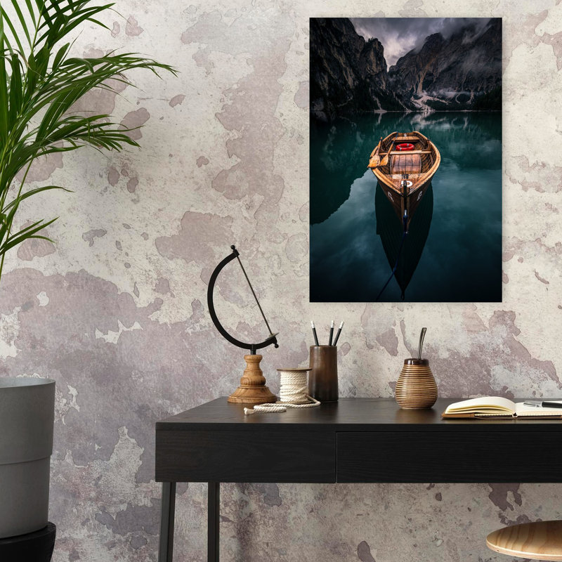 «The Dark Side Of Braies», art mural contemporain, H 24 po x l 16 po