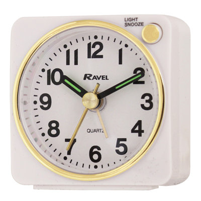 Quartz movement / Crystal Alarm Tabletop Clock