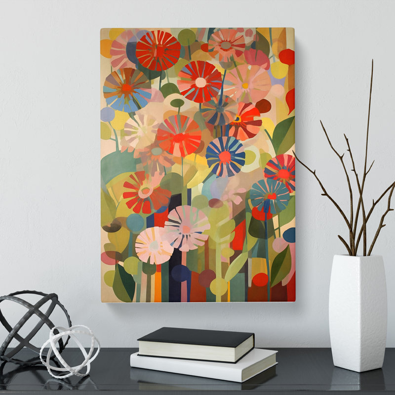 Ardito Flower Contemporary Vol.2 - Wrapped Canvas Print, 50cm H x 35cm W x 3cm D